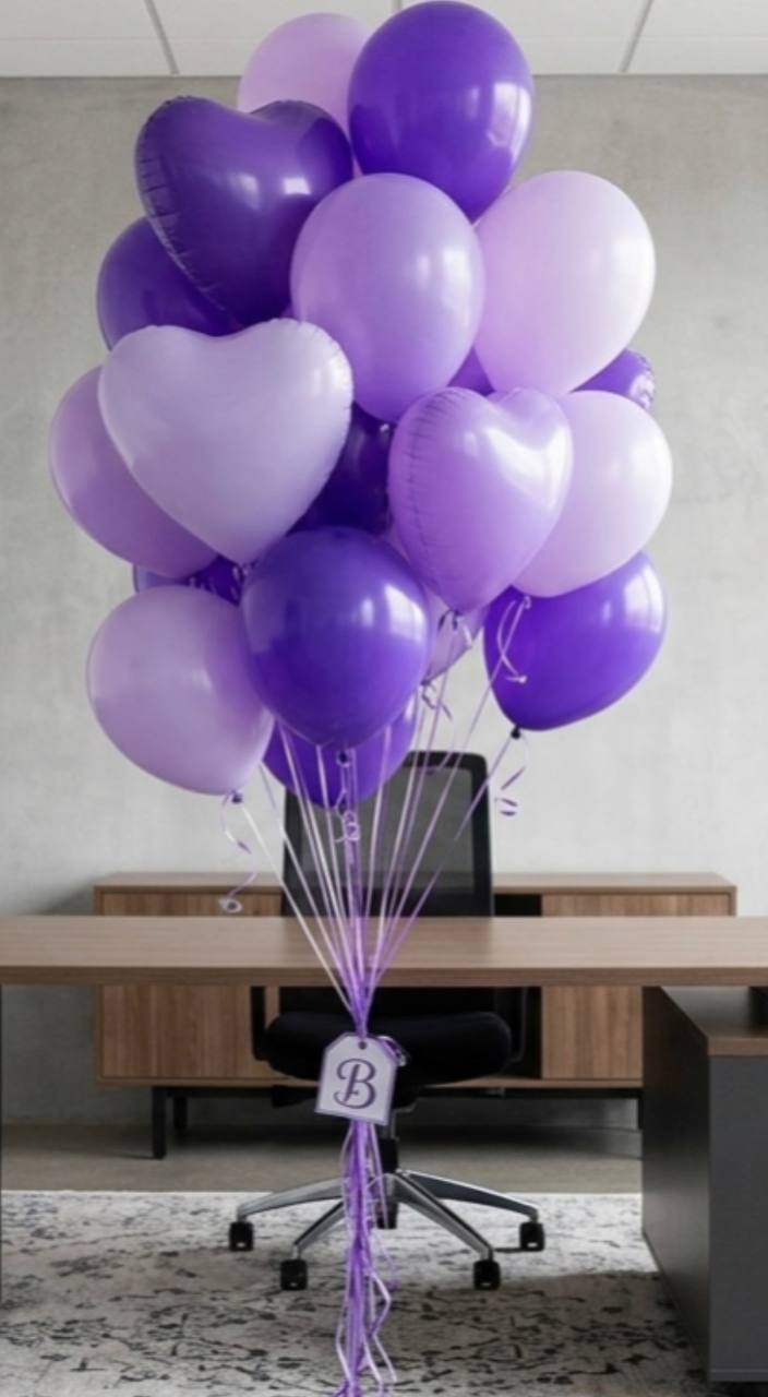 Сет шаров «Фиолетовая радость»
